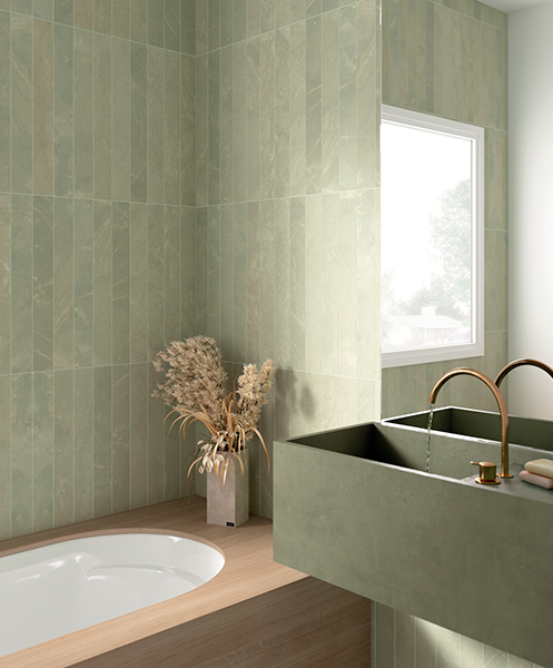 Гранит керамический 32055 MARMORIS Matcha 7,5x60 см