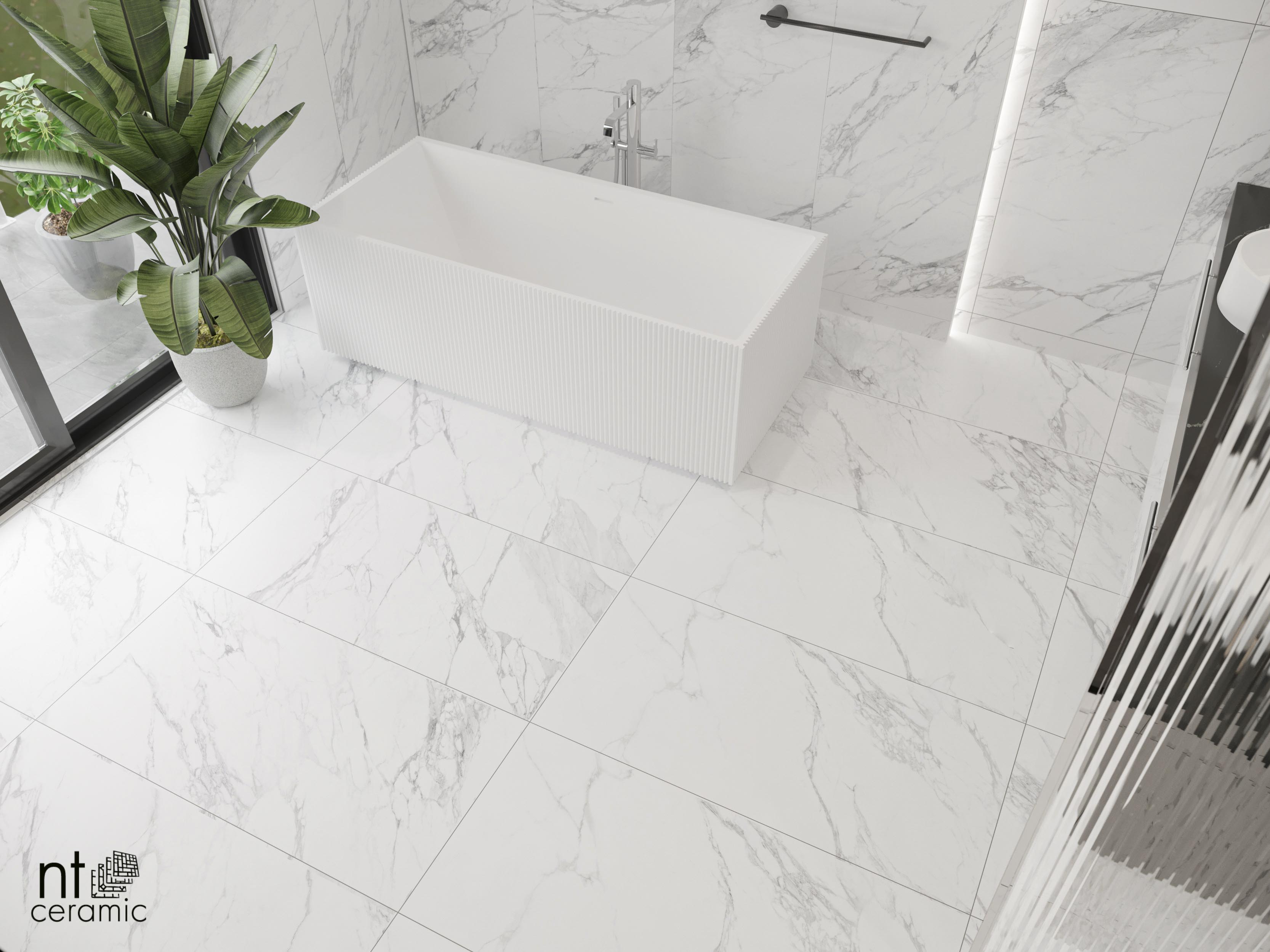 Керамогранит NTT99527С Artic statuario Carving 60x120