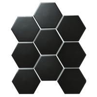 Мозаика Hexagon Big Black Matt 95x110 Starmosaic