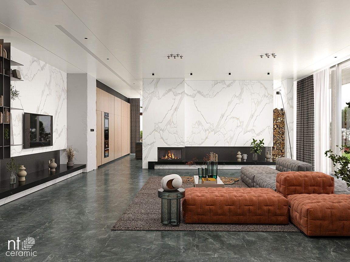 Керамогранит NTT3603C Calacatta Empire 120x280