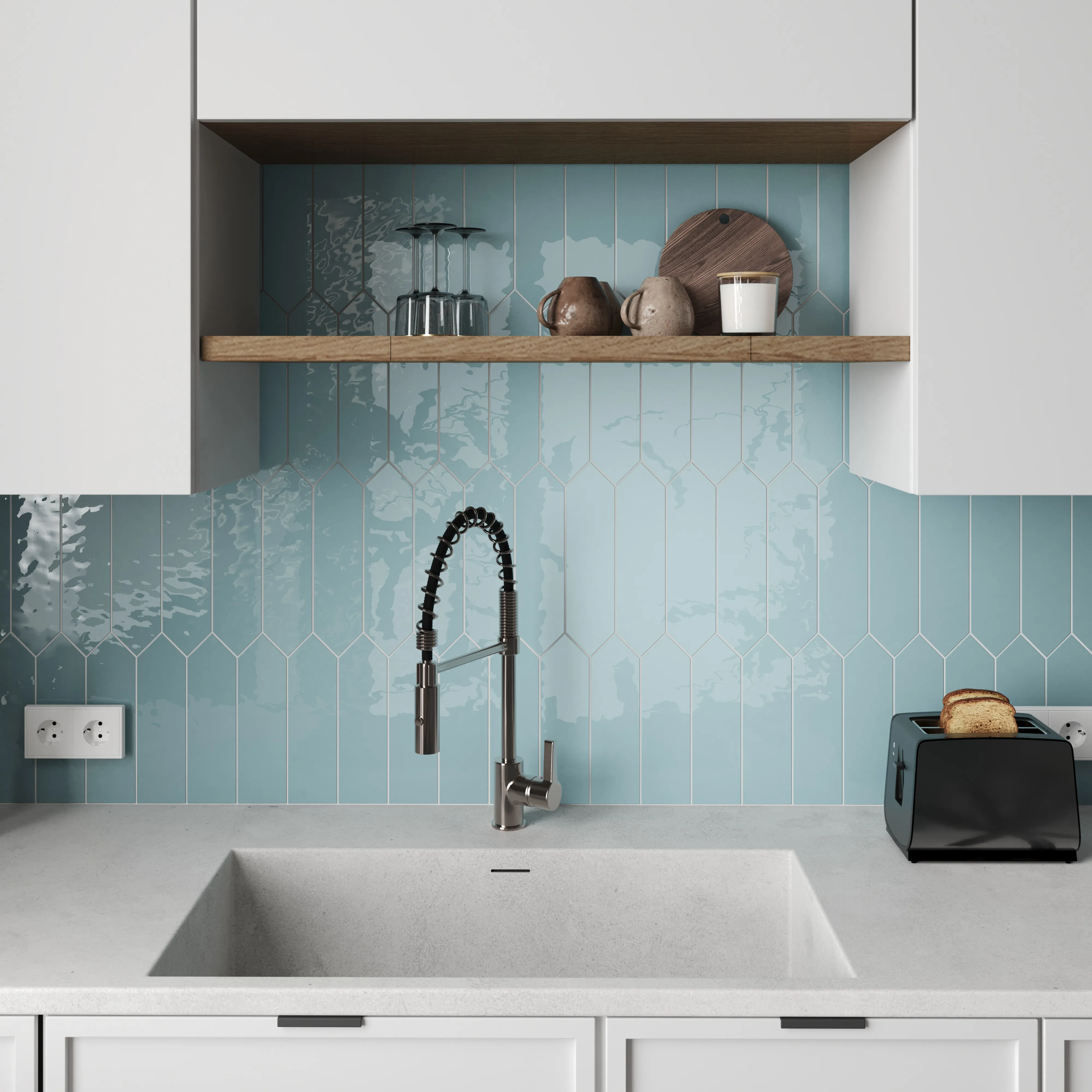 Плитка Picket Aqua 7.5x30