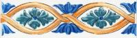 STG\A460\5232 Капри майолика бордюр 20*6,3, Керама Марацци