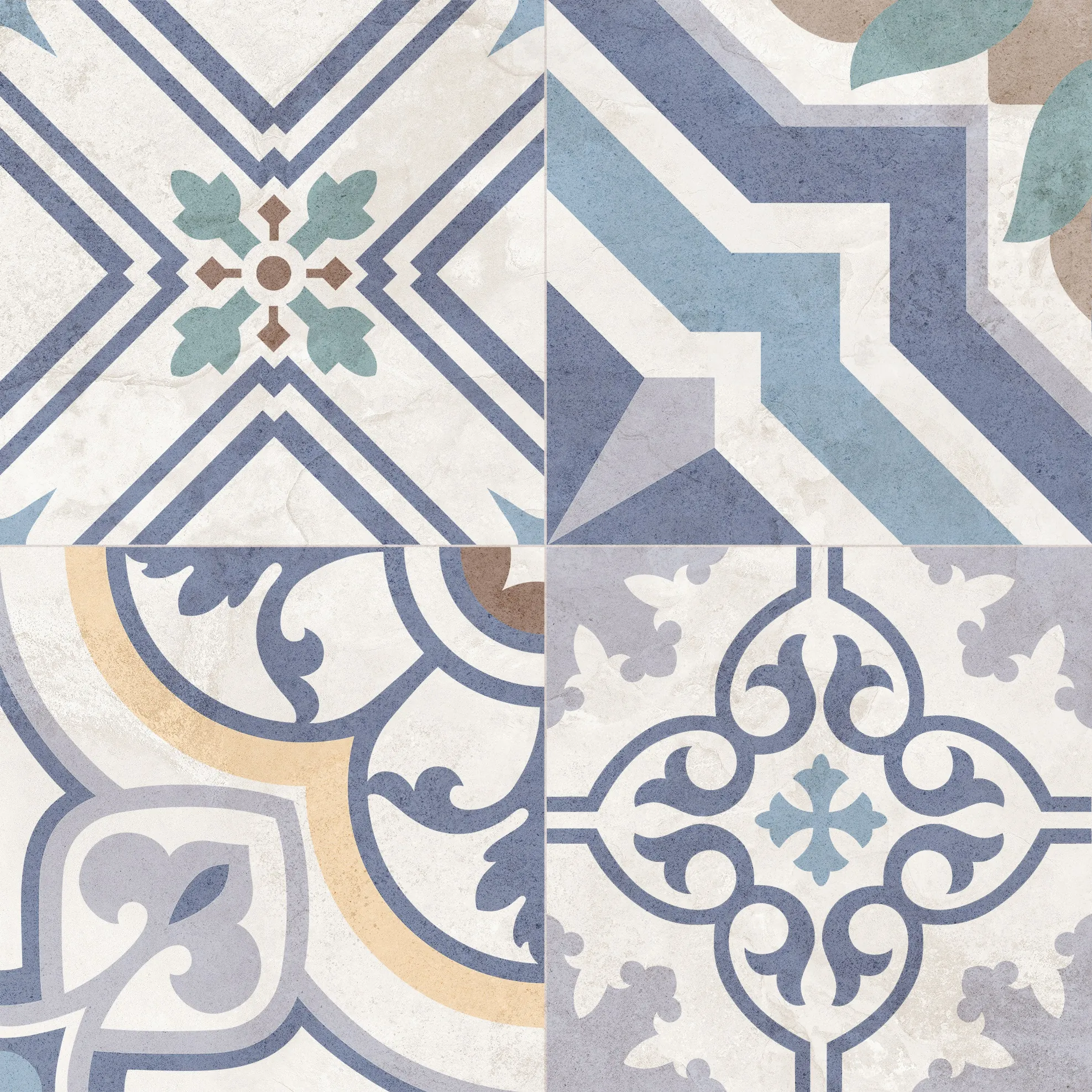 Керамогранит GT235VG Topaz Синий матовый 41,2x41,2 (Global Tile)