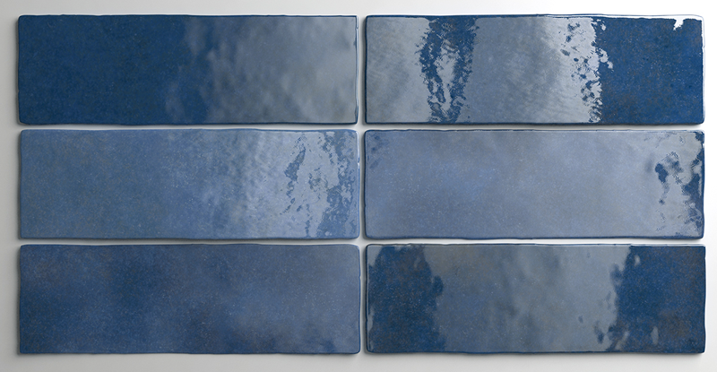 Плитка керамическая настенная 24470 ARTISAN Colonial Blue 6,5х20 см ( коробка 38 шт.) Equipe Ceramicas