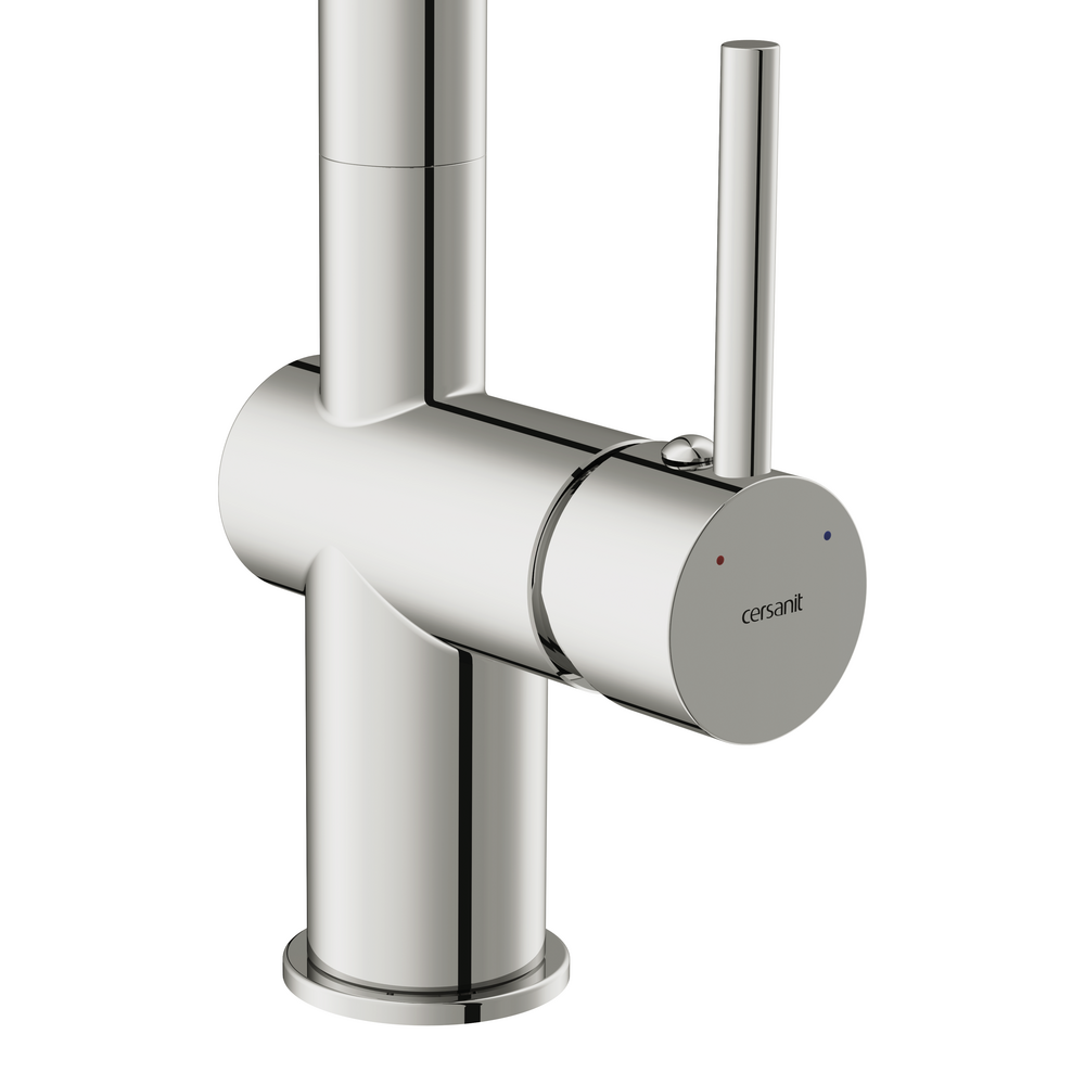 Смеситель для кухни BRASKO с выдвижным изливом хром