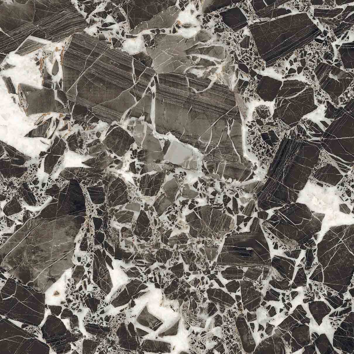 Керамогранит Нуар-Р 600x600x9 черный  Керамин