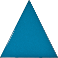 Треугольная плитка Equipe Ceramicas Плитка керамическая настенная 23822 SCALE TRIANGOLO Electic Blue 10,8х12,4 см ( коробка 30 шт.)
