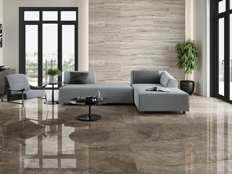 Гранит керамический матовый WELLS Moka MAT 90x90х1,05 см