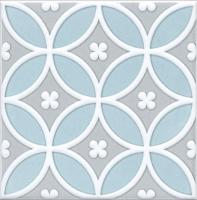 NT\B181\17000 Мурано голубой декор 15*15, Керама Марацци