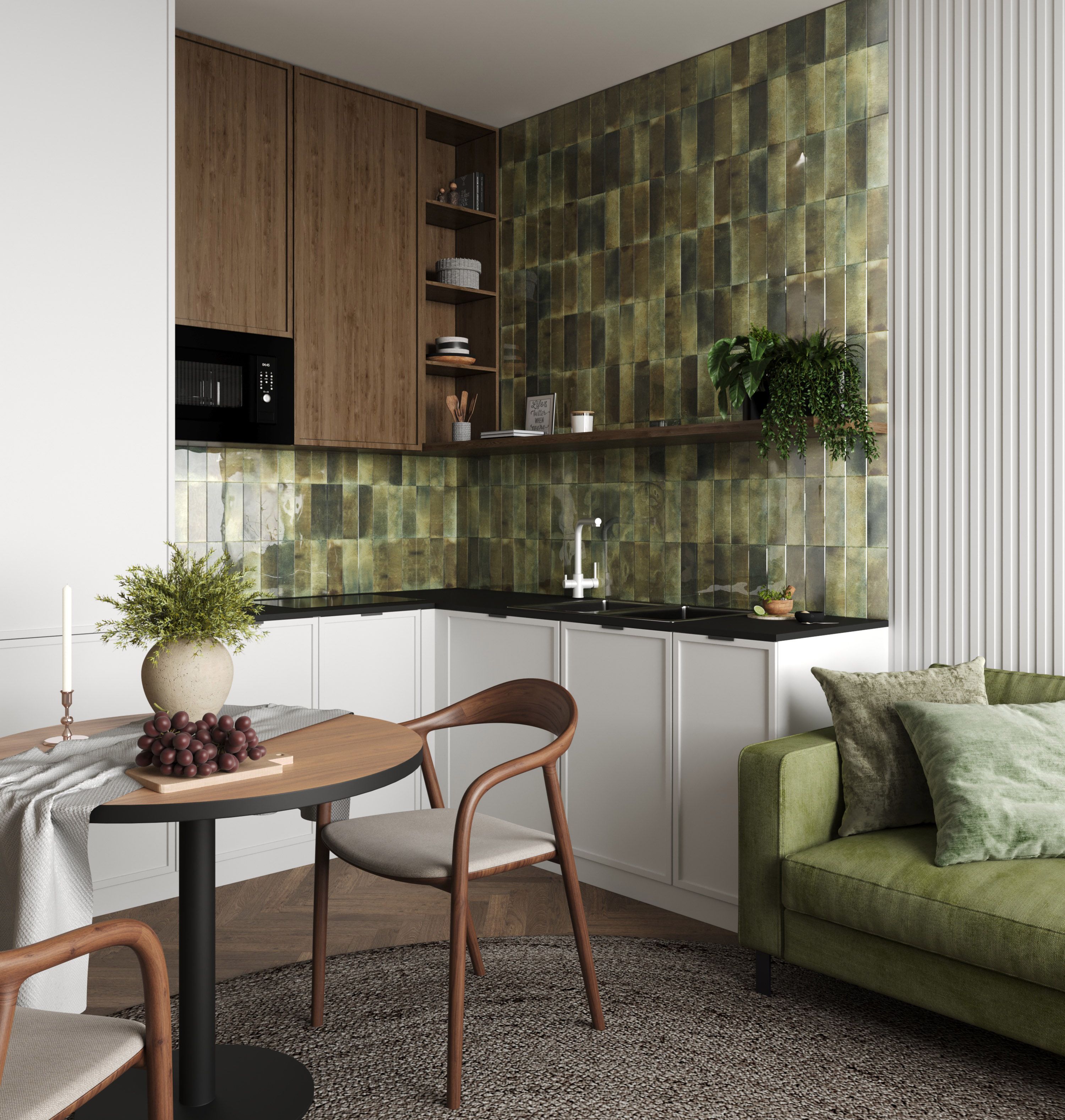 Керамическая плитка, OLIVE 7.5x22.5, Jazz