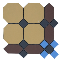 Пушкин плитка-модуль горчичный (015/006/012/013) 24.7*24.7, Keramark