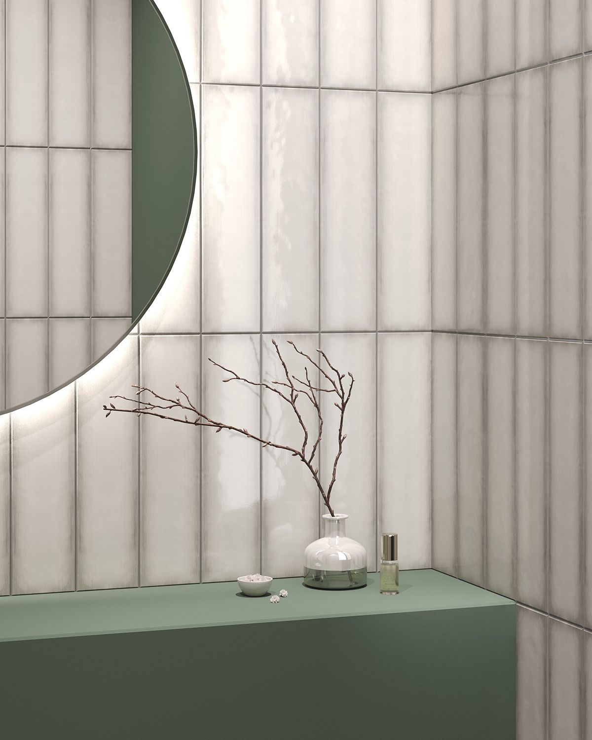 Керамическая плитка, GREY 10x40, Monte