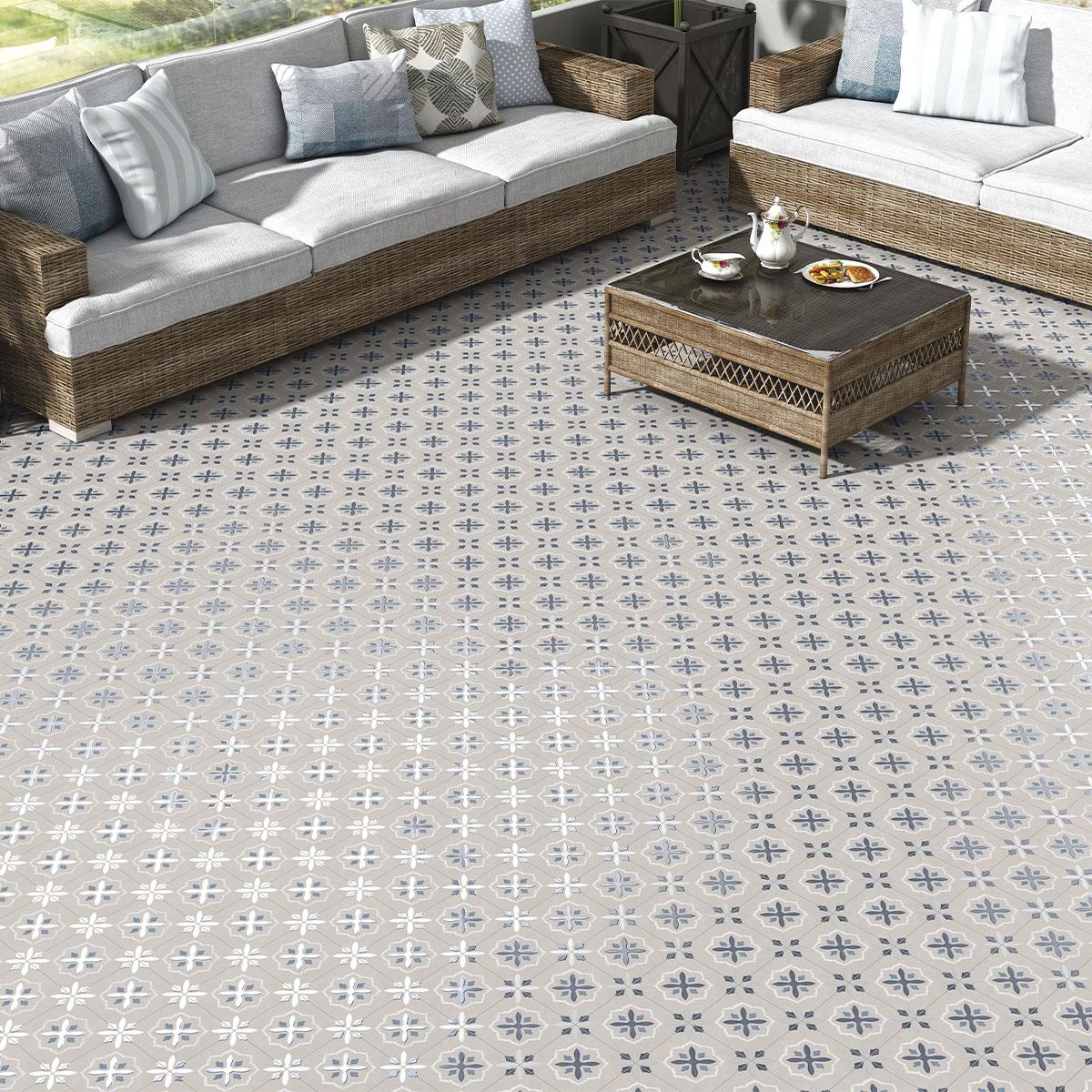Керамогранит Motto Вельвет Gris Decor 1 20x20 арт. N100187