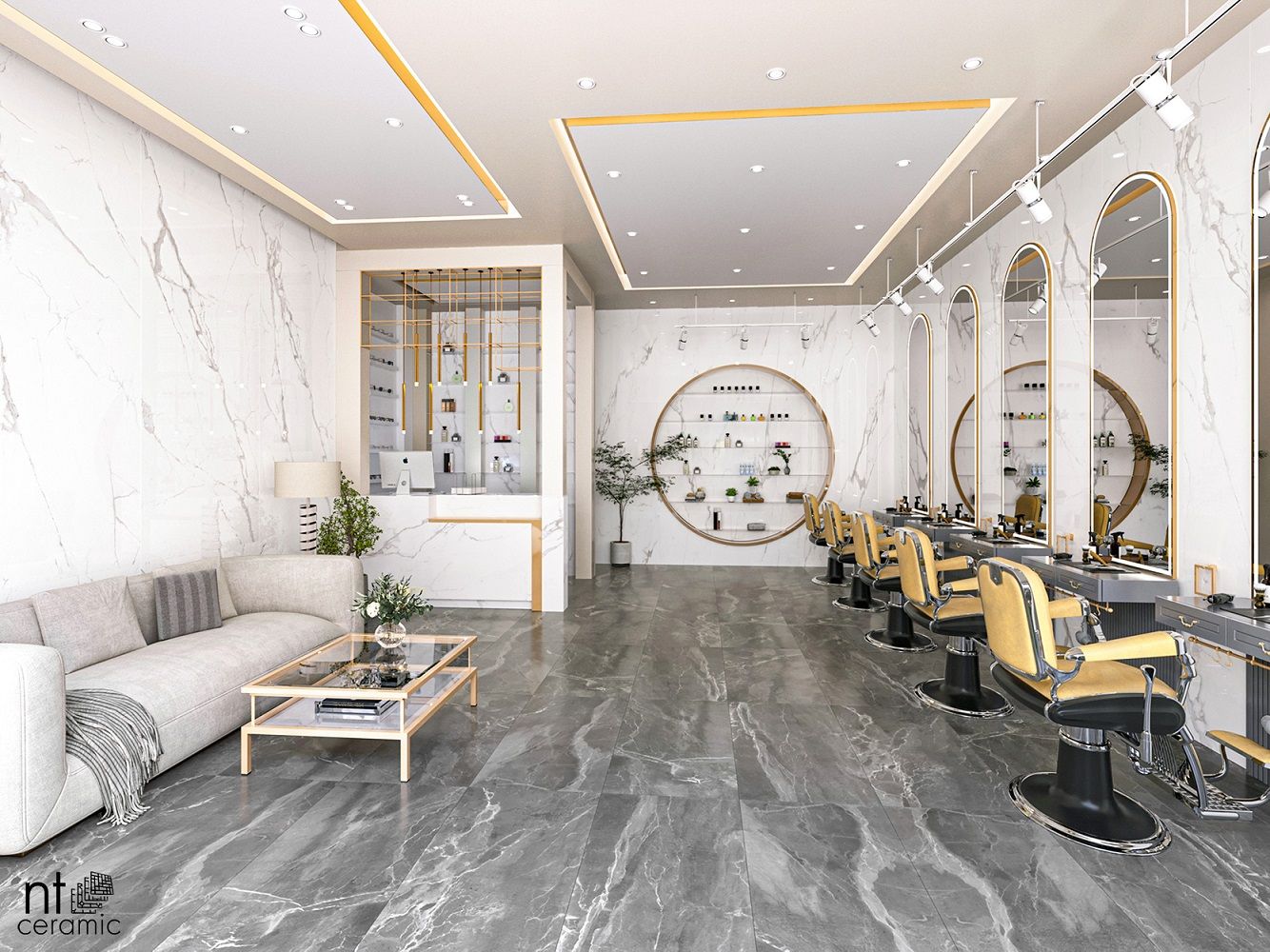 Керамогранит NTT3605P Marble White 120x280