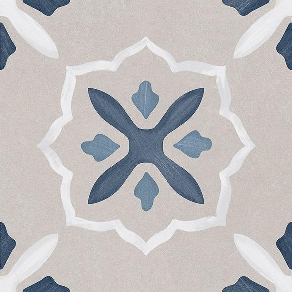 Керамогранит Motto Вельвет Gris Decor 1 20x20 арт. N100187