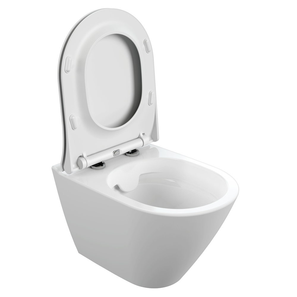 Подвесной унитаз CITY OVAL Clean On DPL EO slim