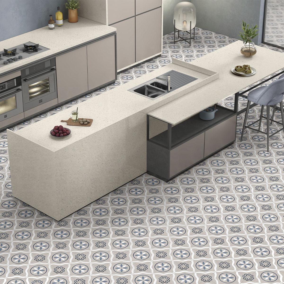 Керамогранит Motto Вельвет Gris Decor 2 20x20 арт. N100188