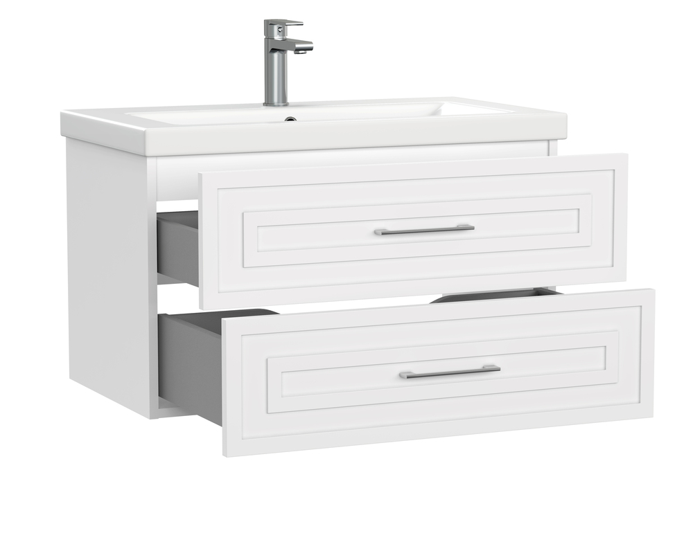 Тумба CLASSIC 80 белый матовый (Cersanit)