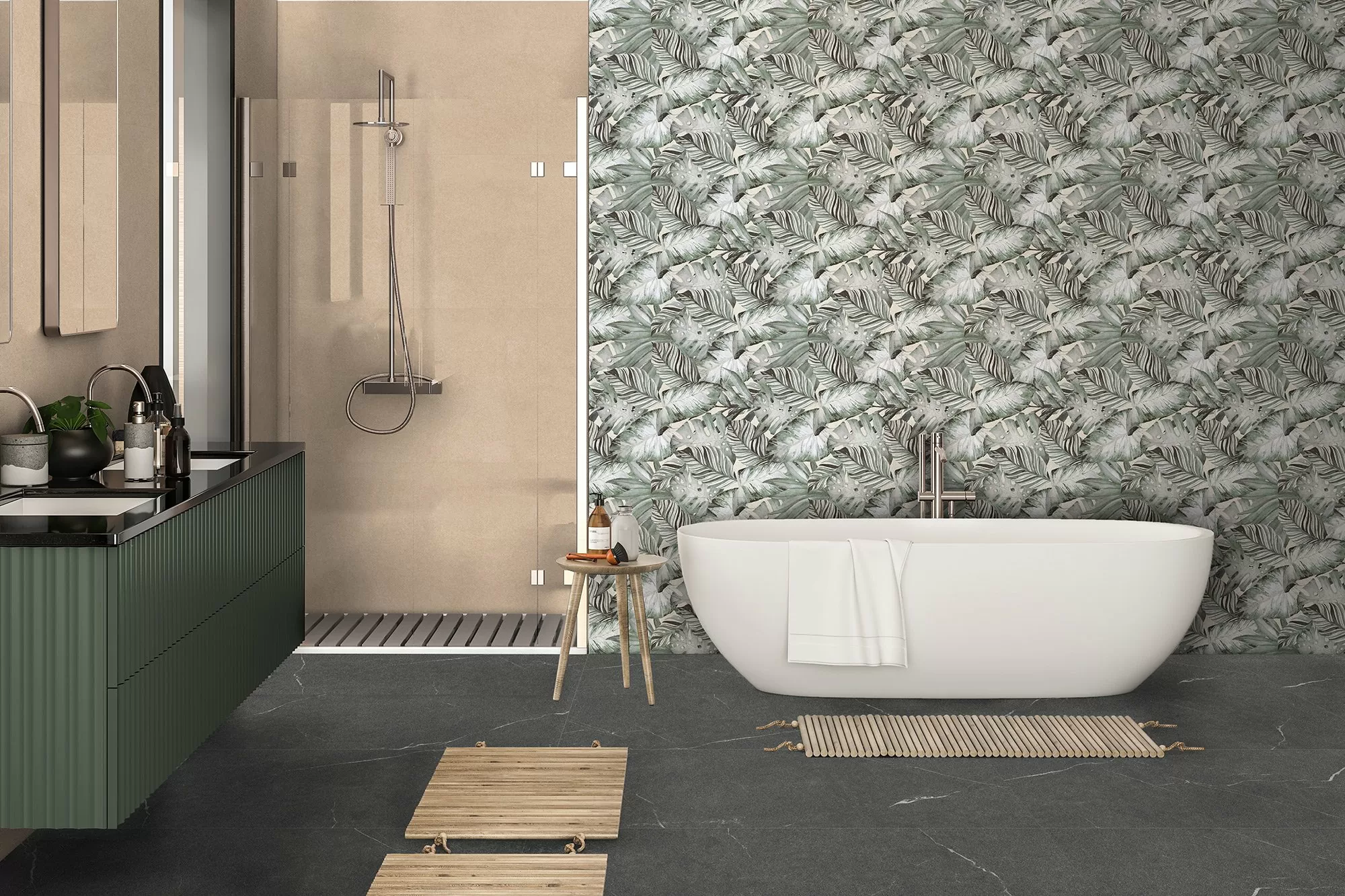 Керамогранит GT1206014217MCR Tropical Зеленый 60x120 (Global Tile)
