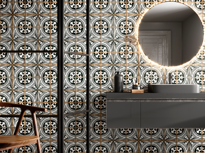 Плитка керамическая напольная 29413 CASABLANCA FIDA 12,5x12,5 см