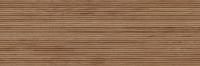Плитка настенная Энглин 4Д 25х75 Керамин коричневый