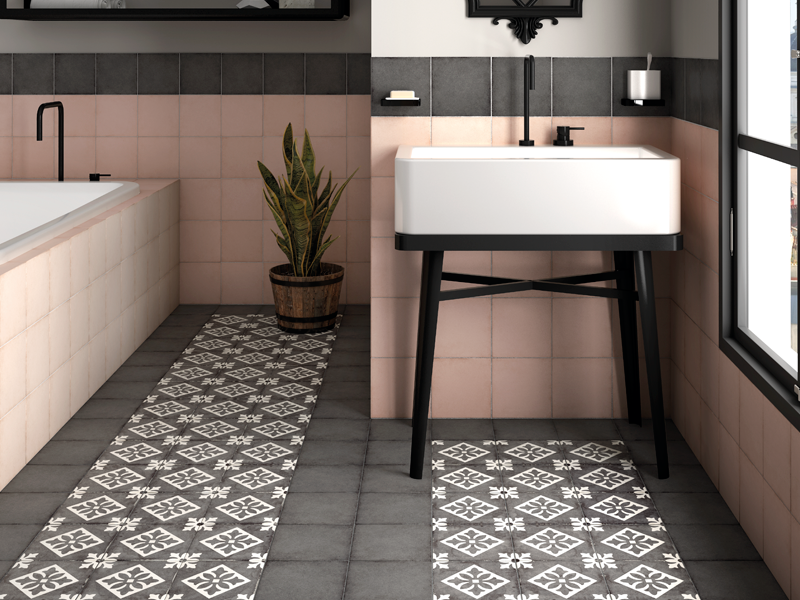 Гранит керамический 24398 ART NOUVEAU Charcoal Grey 20х20 см Equipe Ceramicas