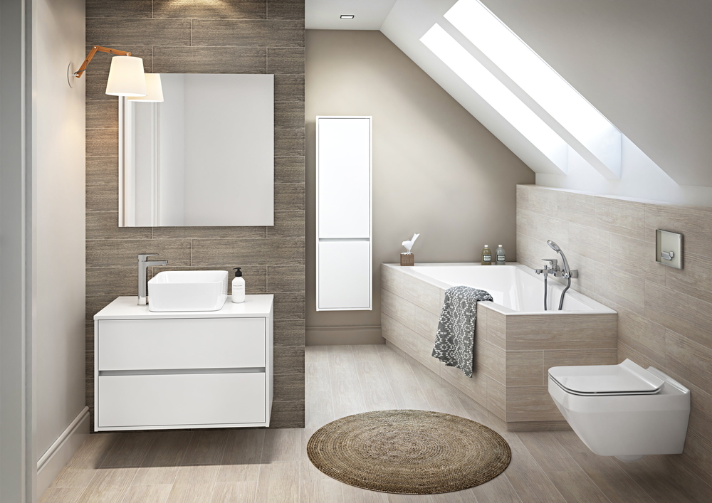 Комплект CREA SQUARE CO DPL EO slim + LINK PRO + TWINS хром глянцевый