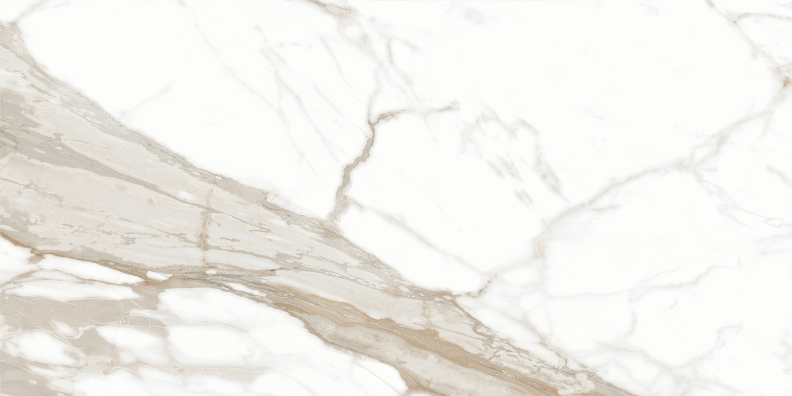 Керамогранит Калакатта Голд / Calacatta Gold GFU60120CLG04R 60х120 Alma Ceramica