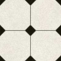 LB Ceramics Керамогранит Октагон 6532-0010 30х30 черно-белый