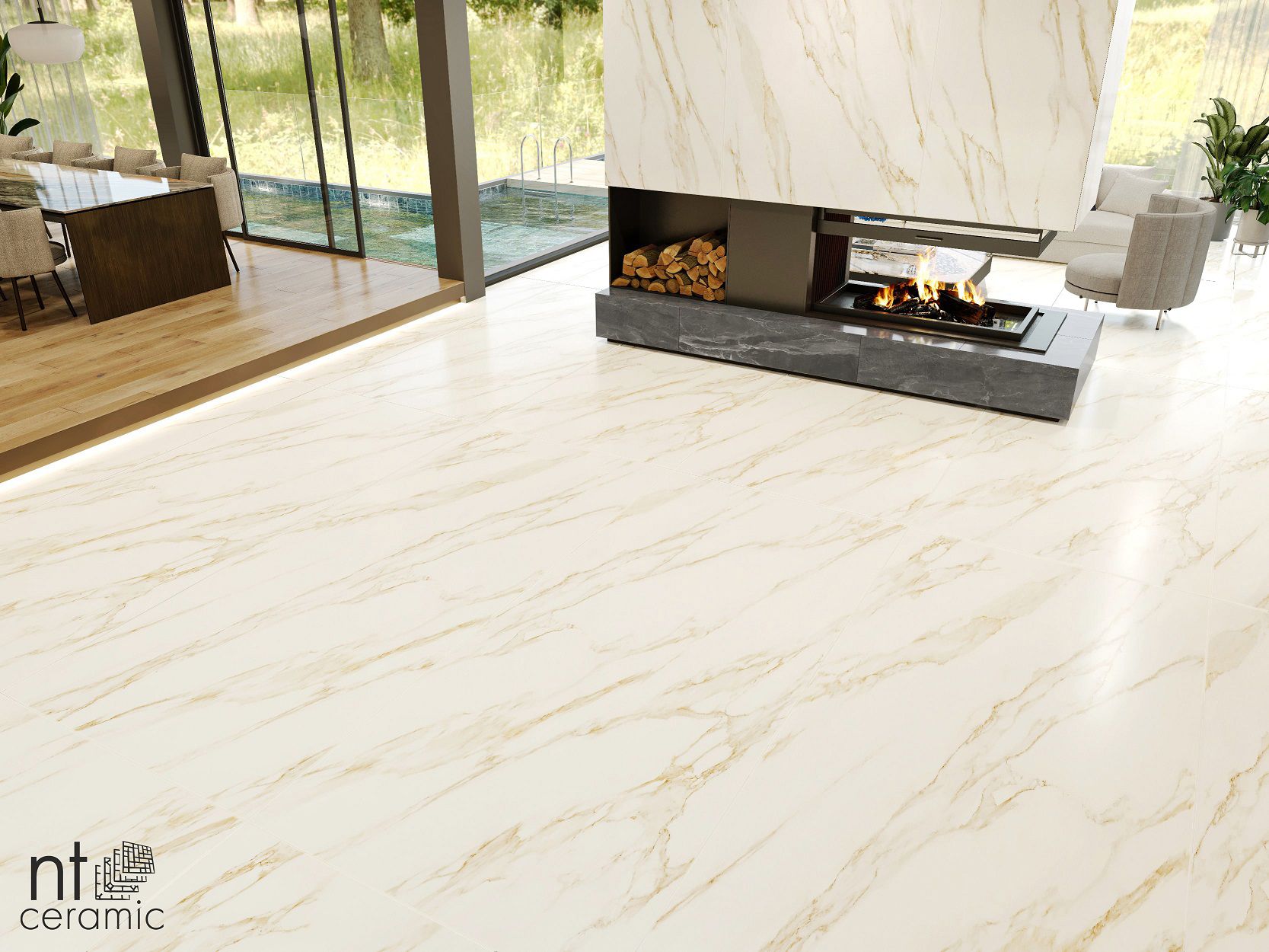 Керамогранит NTT3501L Arabesco Gold 120x270