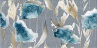 586562001 Aura (Аура) Atlantic Floris голубой декор 31,5х63, Azori