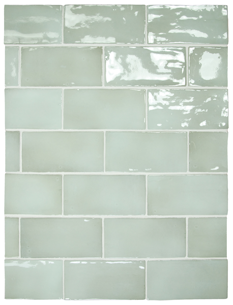 Испанская плитка кабанчик Equipe Manacor Плитка керамическая настенная 26902 MANACOR Mint 7,5х15 см