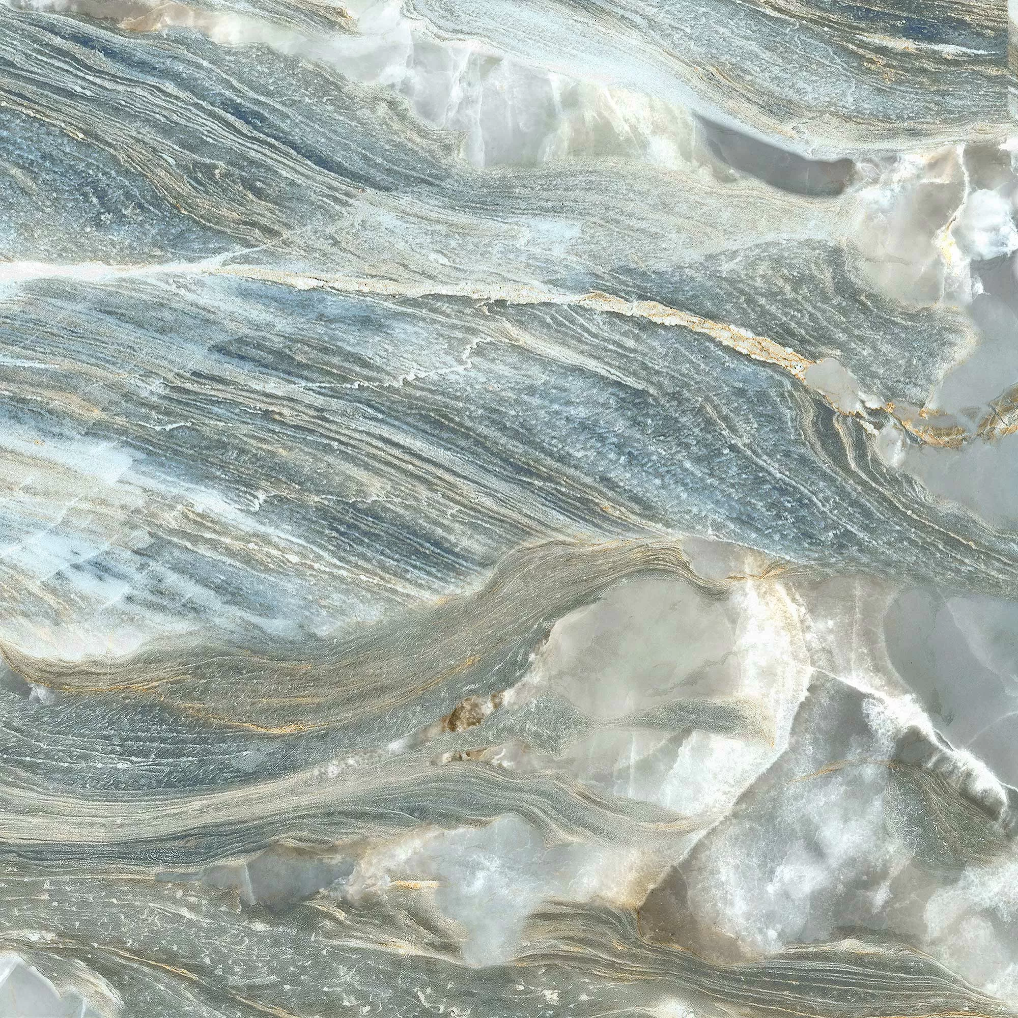 Керамогранит GT606018816MR Bellagio Голубой 60x60 (Global Tile)