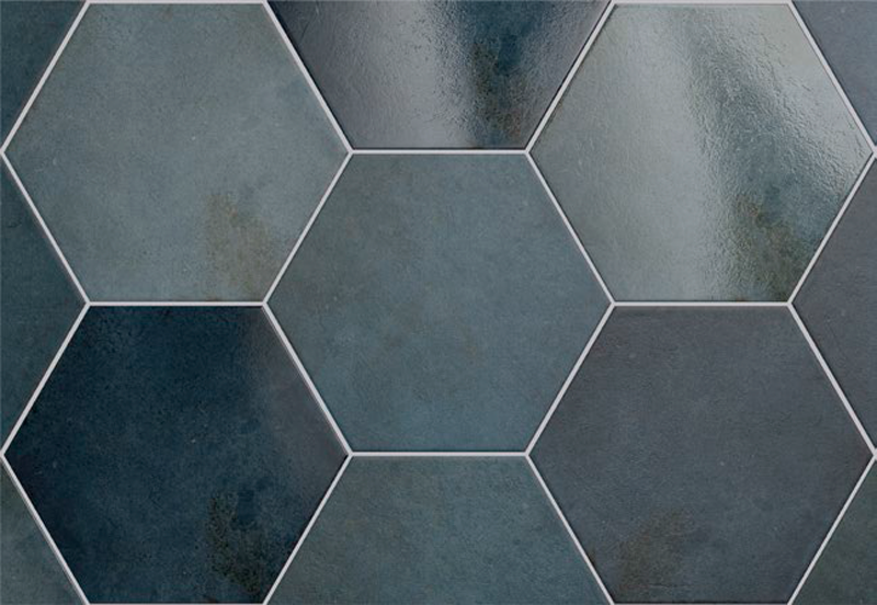 Heritage Equipe Плитка керамическая напольная 24951 HERITAGE HEXÁGONO Indigo 17,5х20 см плитка шестиугольник, шестигранник