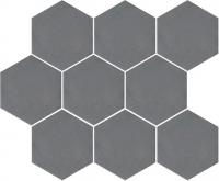 SG1002N Тюрен серый темный КГ, полотно 37х31 из 9 частей 12х10,4, Керама Марацци