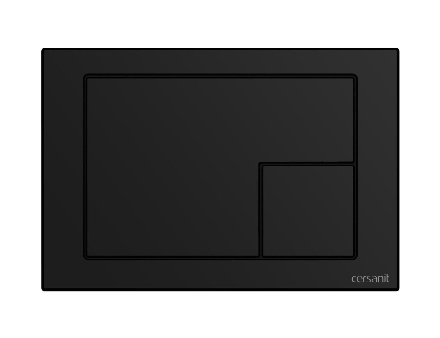 Кнопка CORNER пластик черный матовый (Cersanit)