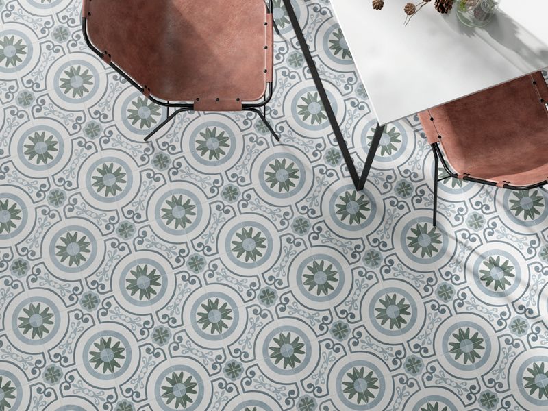 Гранит керамический HAVANA WHITE GARDEN 22,3x22,3х0,9 см