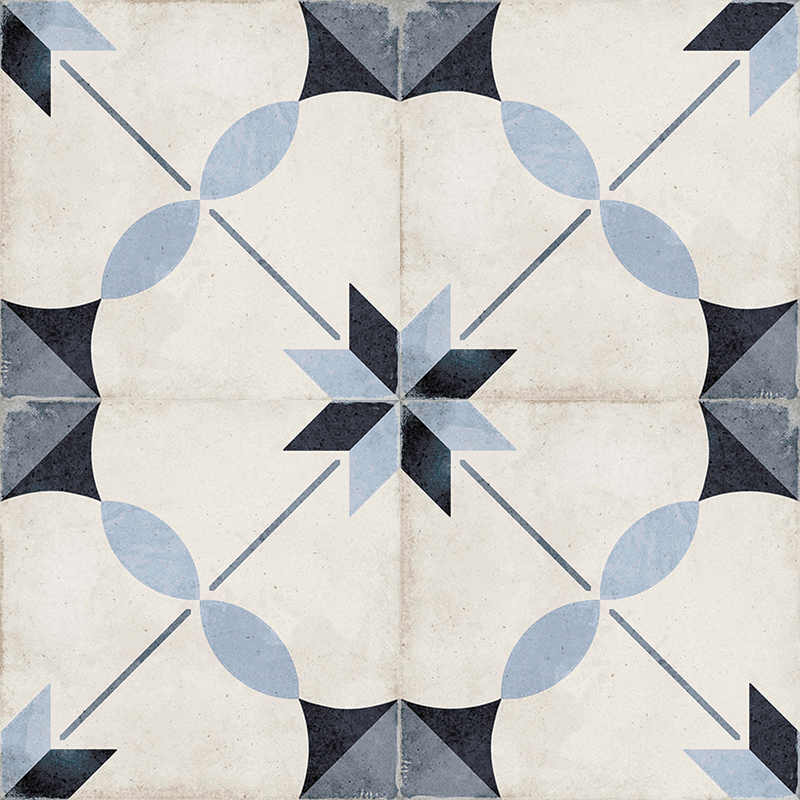 Гранит керамический 24411 ART NOUVEAU Arcade Blue 20х20 см Equipe Ceramicas