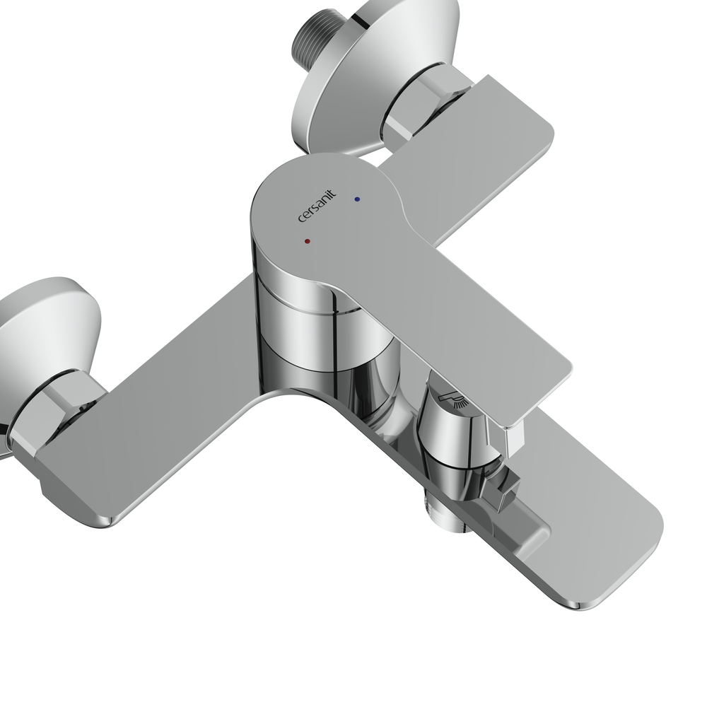 Смеситель для ванны VIBE с лейкой хром