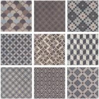 1577Т Карнаби - стрит орнамент корич д/пола (поддон 62,16 .кор 20*20, Керама Марацци