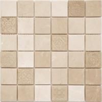 Мозаика из натурального камня Caramelle Mosaic Art Stone Art Santa Anna MAT 48x48x8
