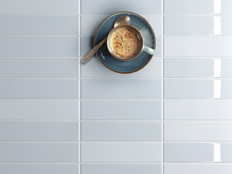 Плитка керамическая настенная 28462 COSTA NOVA Baby Blue Matt 5x20 см (108 кор./палл.)