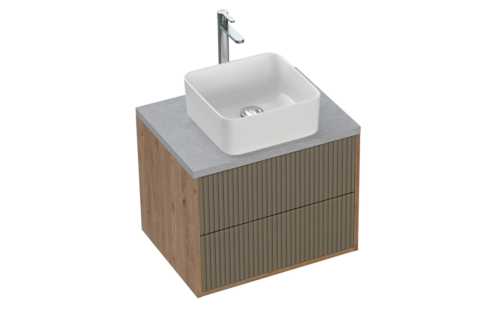 Тумба CLASSIC RIBBLE 60 коричневый (Cersanit)