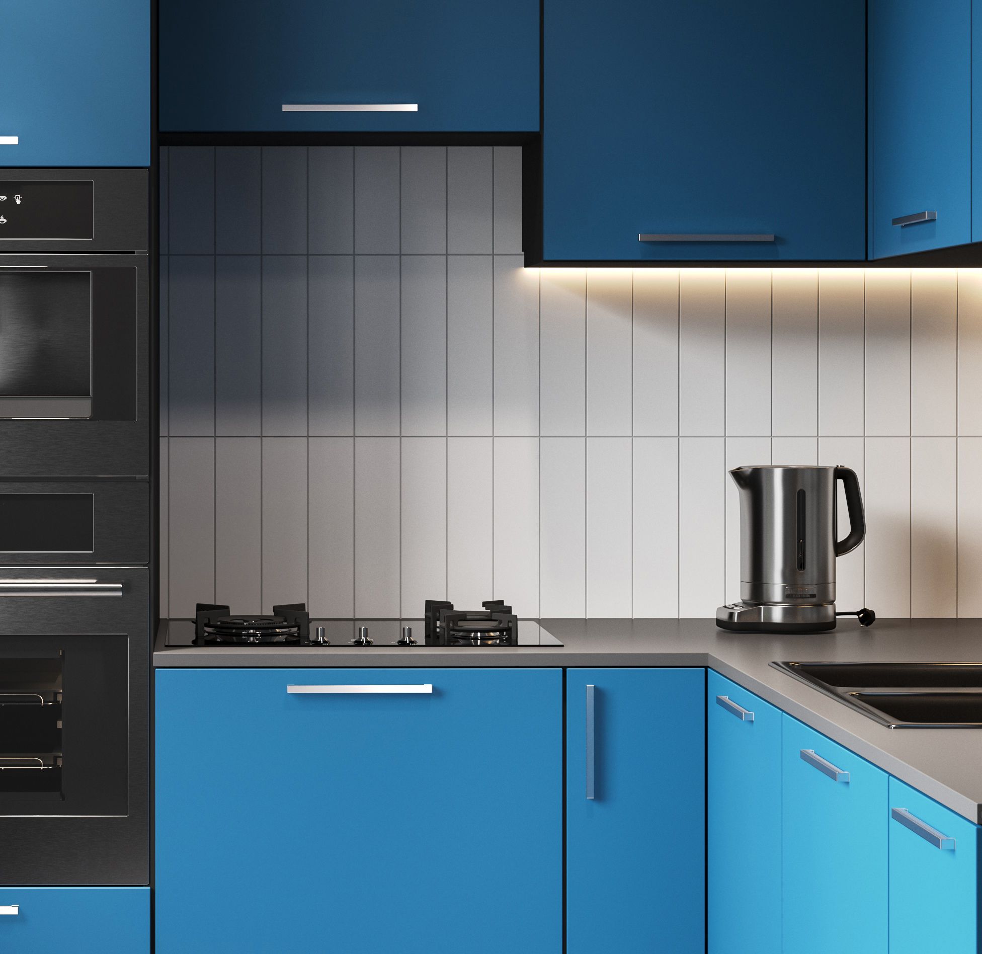 Керамическая плитка, WHITE 7.5x30, Fabia