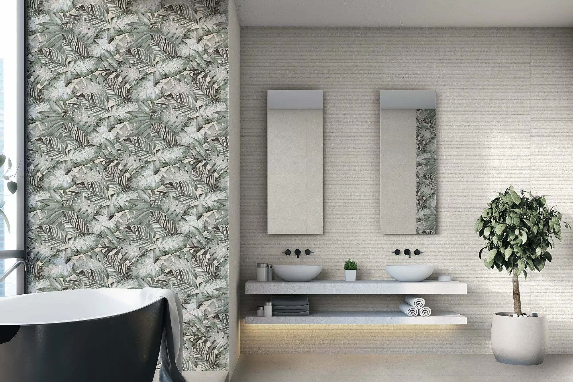 Керамогранит GT1206014217MCR Tropical Зеленый 60x120 (Global Tile)
