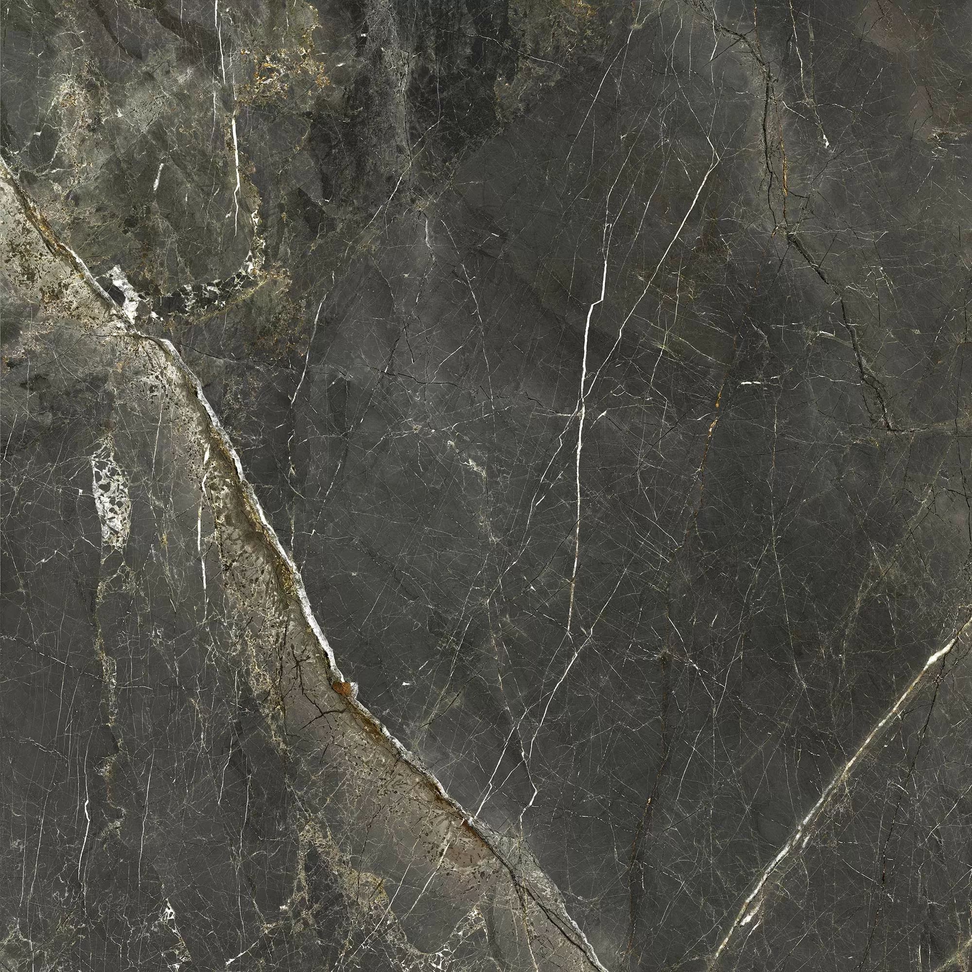 Керамогранит GT606011805MR Fontanedo Черный 60x60 (Global Tile)