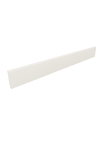 Плинтус Luna LN 00 7x60x1 неполированный Белый