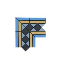 Пушкин угловой элемент голубой (008/012/015/013) 20.8*20.8*16, Keramark