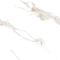 Calacatta Sharp Gold Керамогранит белый 80х80 Полированный (Ceradim) под белый мрамор калакатта с бежевыми прожилками