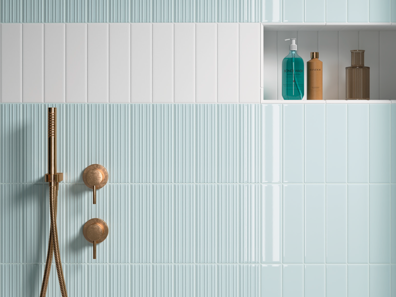 Плитка керамическая настенная 32401 LUMINA Marram Blue 6х24,6 см